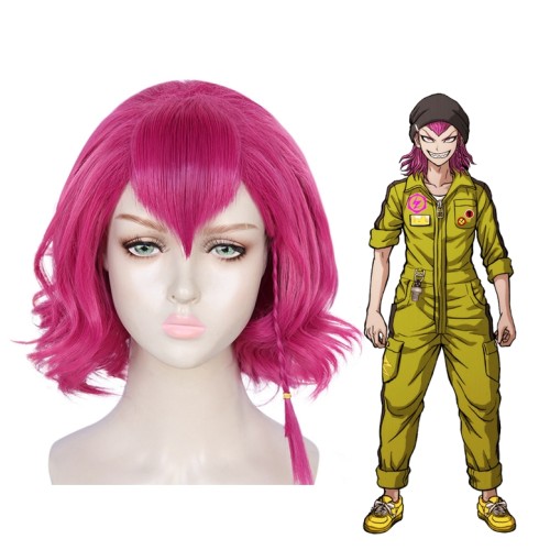 Danganronpa V2 Kazuichi Souda Rose Synthetic Cosplay Wig CW353