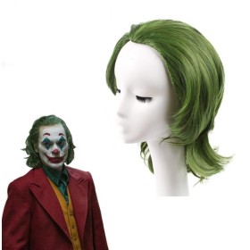 Joker Mix Green Short Synthetic Cos Wig CW137