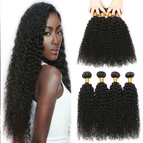 Kinky Curly Human Hair Extensions PW1072