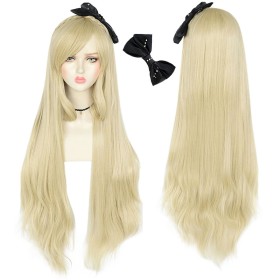 Danganronpa V2 Sonia Nevermind Blonde Synthetic Cosplay Wig CW354