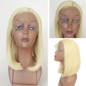 Blonde Bob Straight Lace Front Synthetic Wig LF453