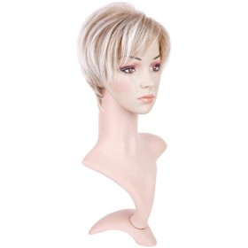 Two Tone Blonde Synthetic Pixie Wig RW103