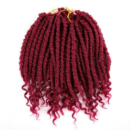 Wine Red Spring Passion Twist Crochet Hair Extensions PW1339