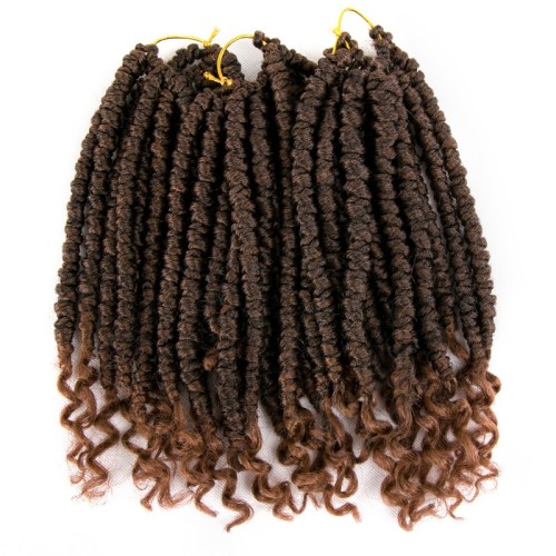 Two Tone Brown Passion Twist Crochet Hair Extensions PW1340