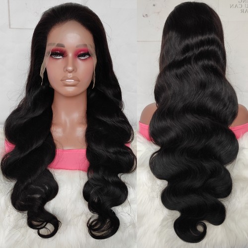 20" 13X4 Body Wave Lace Frontal Remy Natural Hair Wig NH279