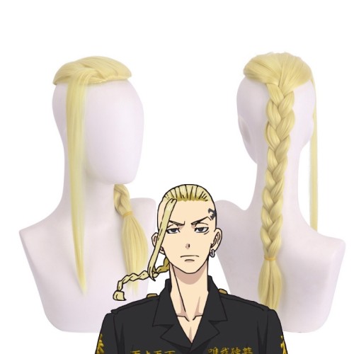 Tokyo Revengers Draken Golden Braid Cosplay Wigs CW906