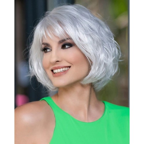 Silvery White Short Straight Synthetic Pixie Cut Wigs  RW1137