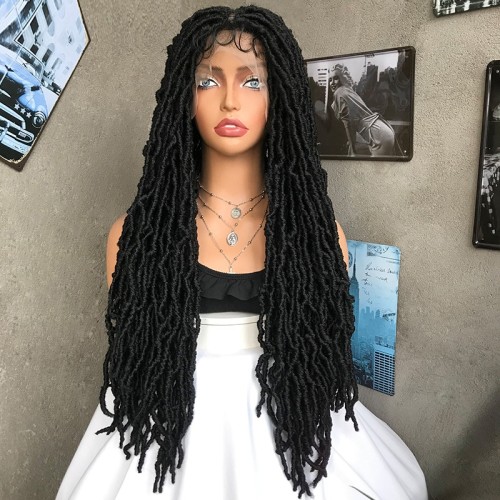 African Dreadlocks Lace Front Synthetic Braided Wigs BW1251